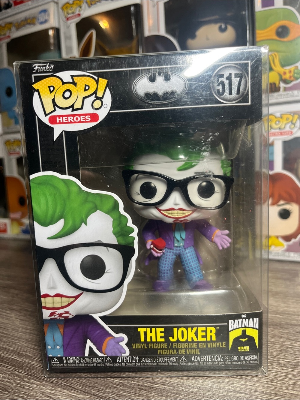 Funko Pop! Heroes The Joker Vinyl Figure — Green, Purple, Black
